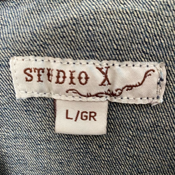 Studio X / Women Trucker Deming Jacket - Picture 5 of 7